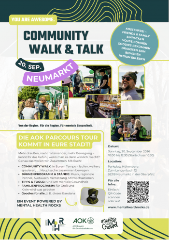 AOK Parcours Tour powered by Mental Health Rocks®