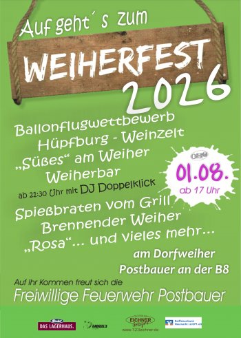 Weiherfest - Freiwillige Feuerwehr Postbauer e.V.