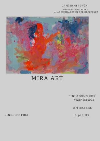 Farben, Formen, Gefühle - Einladung zur Vernissage von Mira