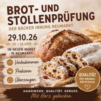 Brot- und Stollenprüfung im NeuenMarkt