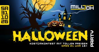 Halloween Party | SA 31.10. | Milljöh