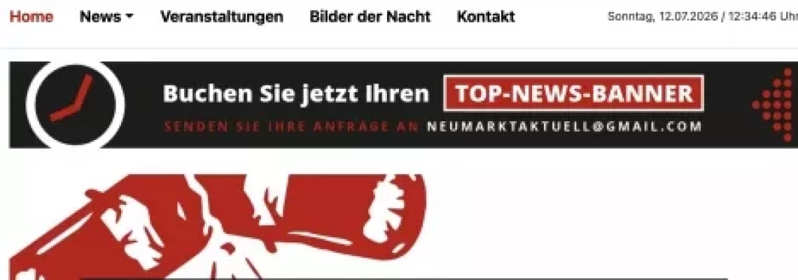 Ihre Werbung auf neumarktaktuell - buchen Sie jetzt