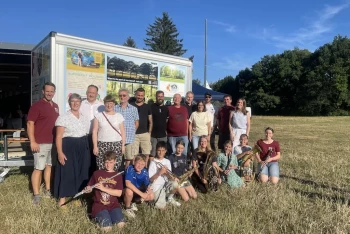 Grillfest der Werkvolkkapelle Neumarkt mit feierlicher Anhängerübergabe