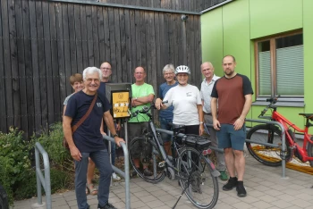 Neue E-Bike-Ladestation am Kletterzentrum des DAV Neumarkt