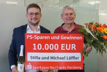 10000€ - Große Freude bei Ehepaar Löffler