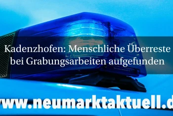 Menschliche Überreste bei Grabungsarbeiten aufgefunden