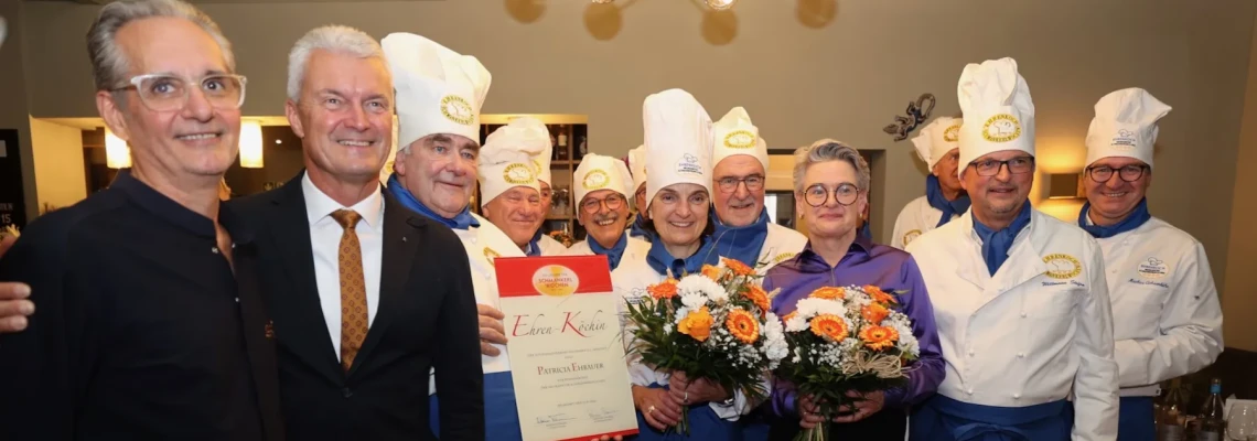 Ein Abend voller Genuss: Patricia Ehbauer wird Ehrenschmankerlköchin